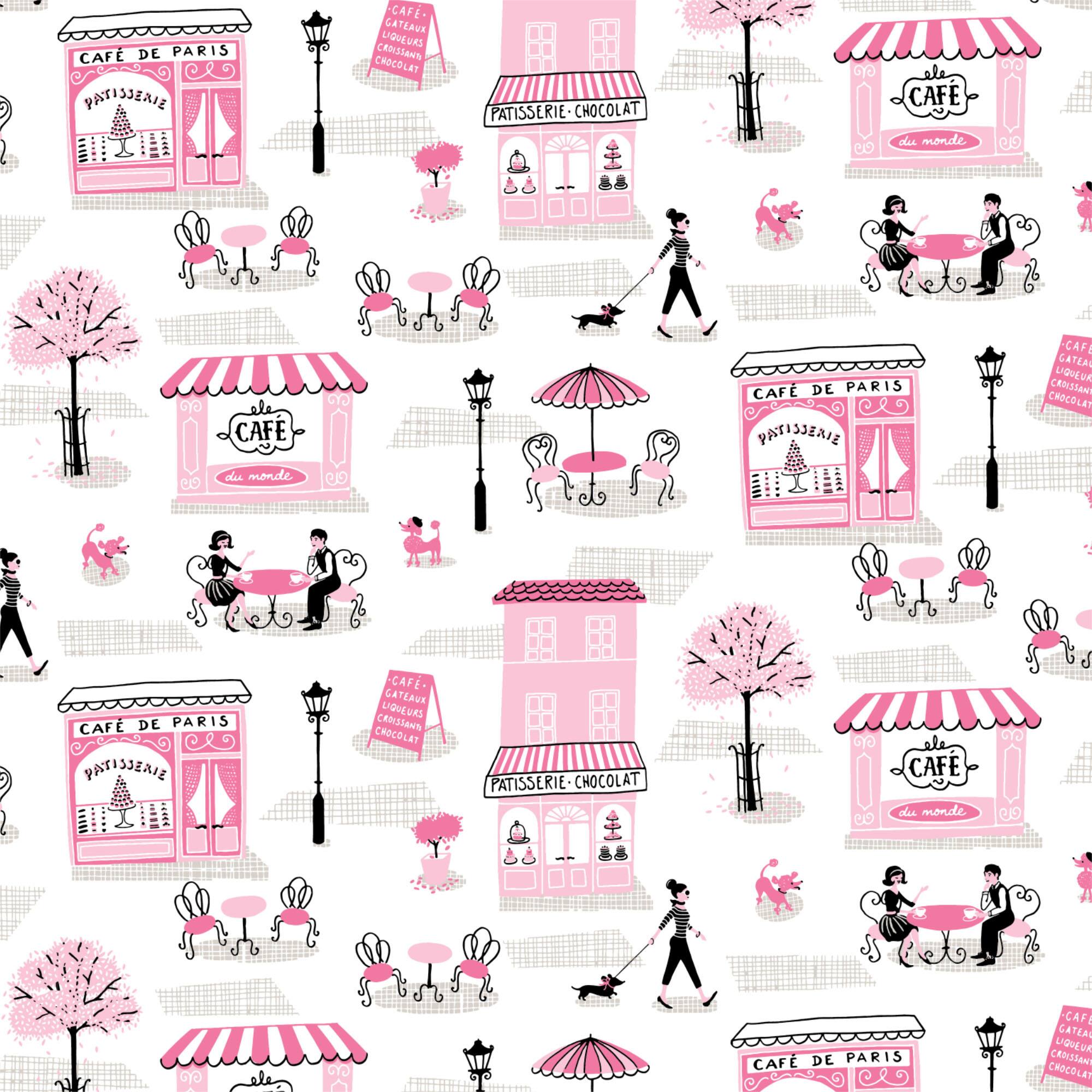 Camelot Fabrics Spring in Paris Cotton Fabric